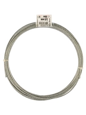 Стальной трос для растяжки Tech-Krep DIN 3055 3 мм, 10 м 127845
