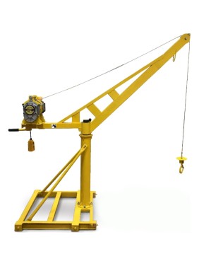 Мини кран OCALIFT г/п 400кг, с поворотной стрелой, вылет 130см, без лебёдки mini-130
