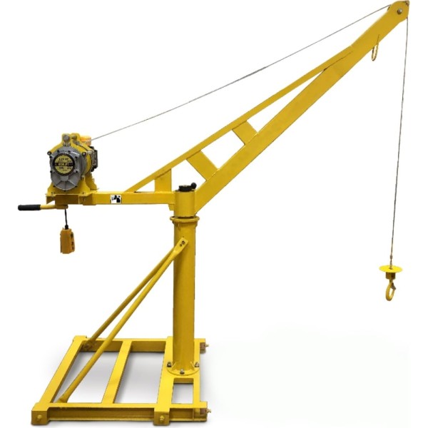 Мини кран OCALIFT г/п 400кг, с поворотной стрелой, вылет 130см, без лебёдки mini-130