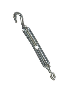 Талреп STAYER DIN 1480, крюк-кольцо, М8, 10 штук, оцинкованный 30515-08