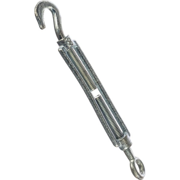 Талреп STAYER DIN 1480, крюк-кольцо, М8, 10 штук, оцинкованный 30515-08