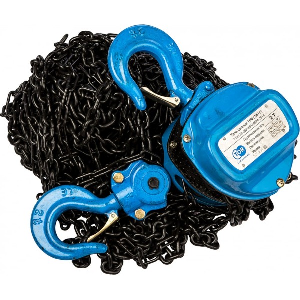 Ручная шестеренная таль TOR ТРШ (C) 2ТХ9М  101291