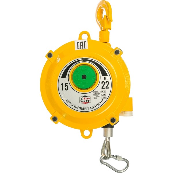 Пружинный балансир (нагрузка 15-22 кг; трос 1.5 м) EURO-LIFT 00018544