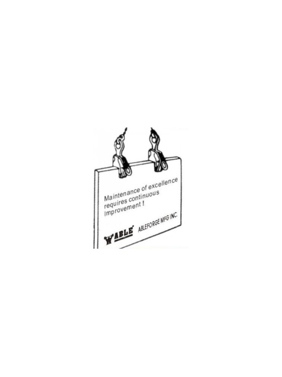 Захват для вертикального подъема листа ABLE VLC 10 г/п 1,0т