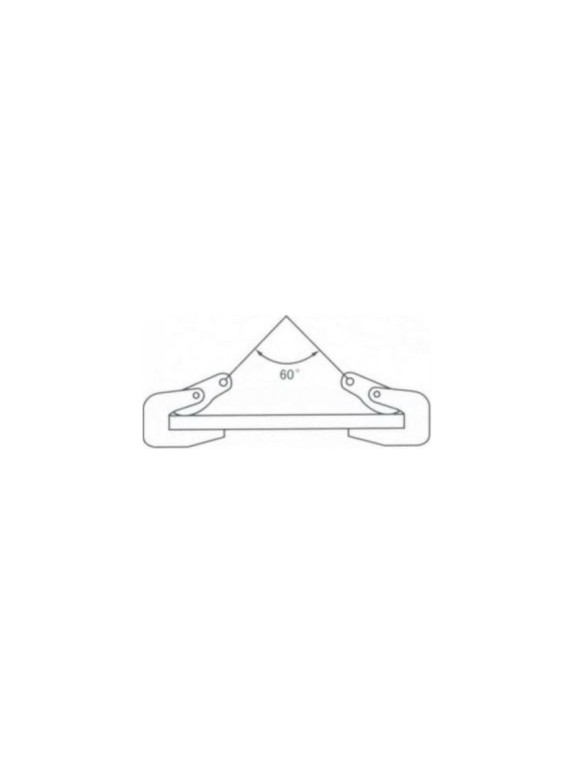 Захват для горизонтального подъема листа ABLE DHQ-3 г/п 3,0 т на пару