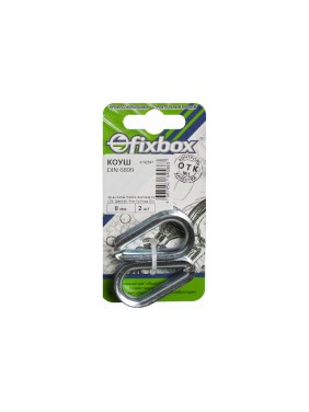 Коуш Fixbox DIN 6899 8 мм белый цинк 029640