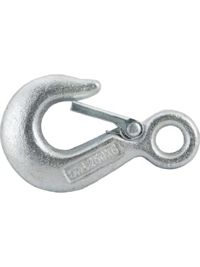 Такелажный крюк с фиксатором Tech-Krep KT DIN 689 2500кг 1шт УТ-00011304