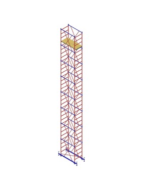 Вышка-тура Мега Мега-2М Н=12.3м 919