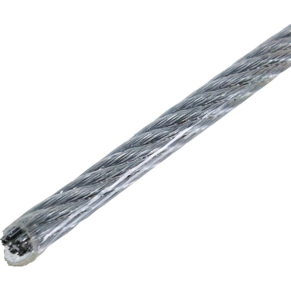 Стальной трос Стройбат в оболочке PVC 4/6 мм, 200 м 1219425 / 051890