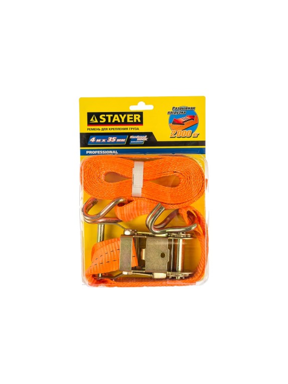 Ремень для крепления груза STAYER PROFESSIONAL 4 м 40562-4