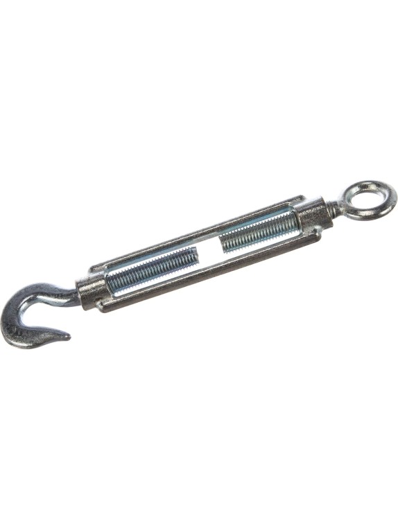 Талреп STAYER DIN 1480, крюк-кольцо, М16, 2 шт, оцинкованный, 30515-16