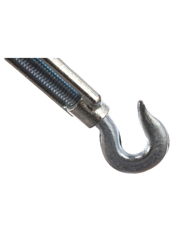 Талреп STAYER DIN 1480, крюк-кольцо, М16, 2 шт, оцинкованный, 30515-16