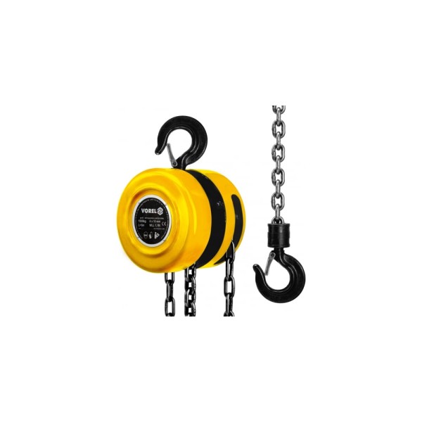 Цепная таль VOREL 3м х 3000кг 80753