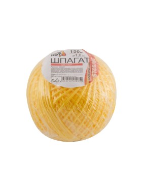 Цветной полипропиленовый шпагат Рыжий кот клубок D1.0мм 1000тэкс 150м 082267