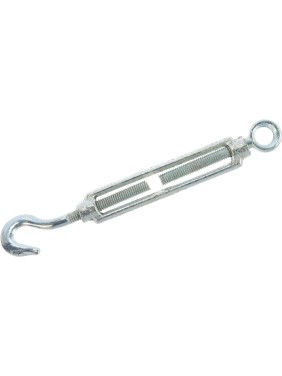 Талреп крюк-кольцо BEFAST DIN 1480, покрытие белый цинк 8, 10 шт. KRK0810S