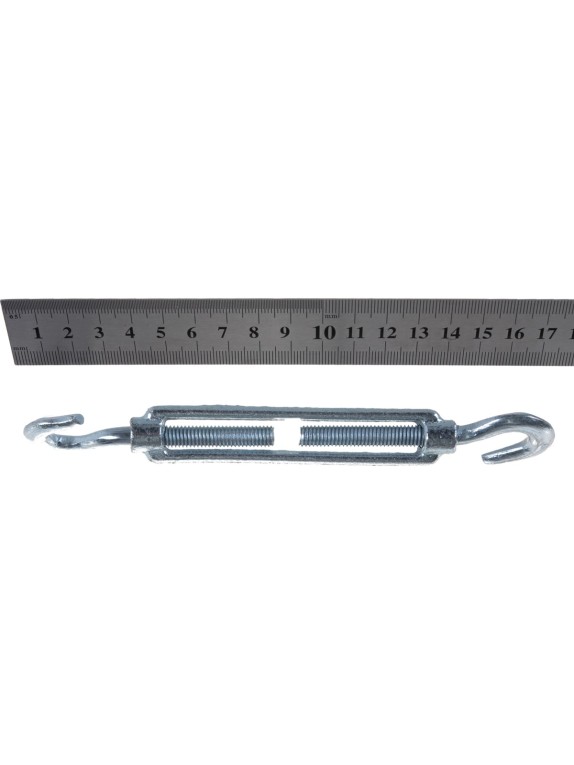 Талреп STAYER DIN 1480, крюк-крюк, М8, оцинкованный, 30525-08