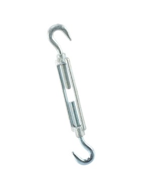 Талреп STAYER DIN 1480, крюк-крюк, М10, 6 шт, оцинкованный, 30525-10
