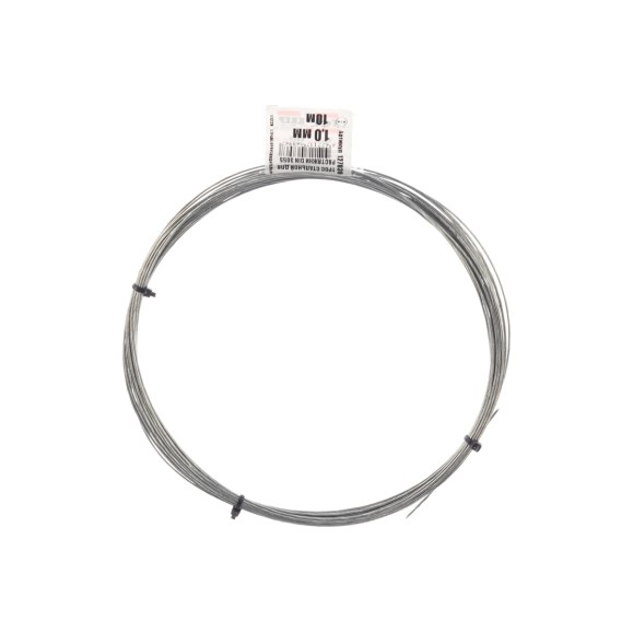 Стальной трос для растяжки DIN 3055, 1 мм, 10 м  Tech-Krep 127839