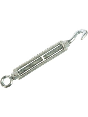 Талреп STAYER DIN 1480, крюк-кольцо, М8, 10 штук, оцинкованный 30515-08