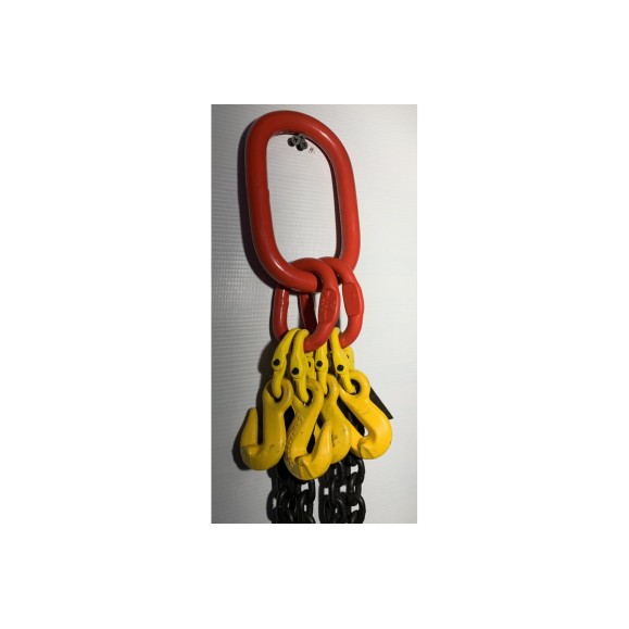Цепной четырехветвевой строп Строп-Стор 4СЦ 4.3 т, 4000 мм + укоротители, 8 класс S10058