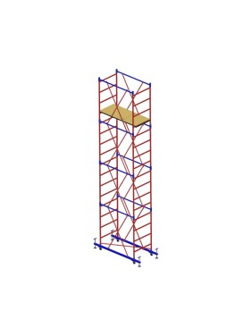 Вышка-тура Gigant h=6,3; 0,7x1,6 TTМ-6,3