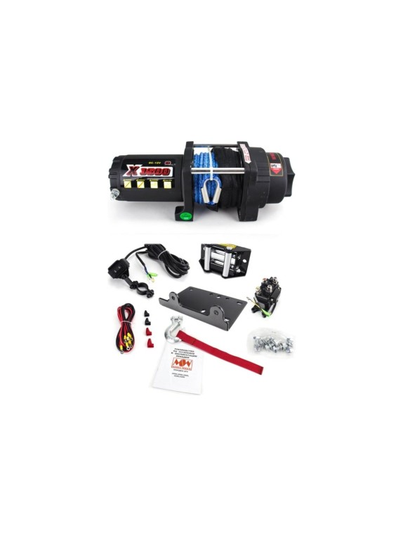 Электрическая лебедка для квадроцикла Master-Winch MW X 3500S 12 В, синтетический трос 4.01.02.03S