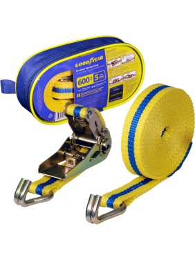 Стяжка груза с храповым механизмом Goodyear 600 кг, 5 м GY005200