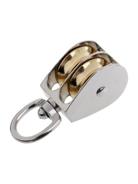 Двойной блок КРЕПСТАНДАРТ металл, 1/2" 15 мм, 2 шт европодвес 6875