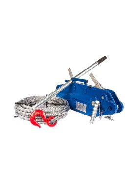 Рычажная тросовая лебедка TOR МТМ 3200 3.2 т, длина 20 м, стальной корпус 1002529 Рычажная тросовая лебедка TOR МТМ 3200 3.2 т, длина 20 м, стальной корпус 1002529