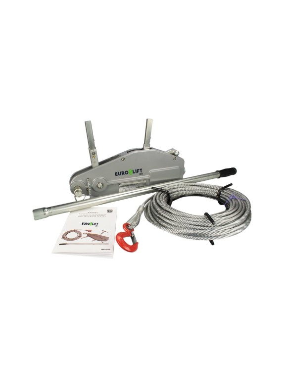Ручная рычажная лебедка EURO-LIFT MTM GP-0.8 канат 20 м 00009737
