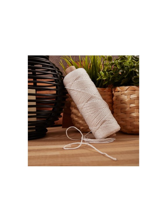 Фал 2мм 100м (плетеный, белый) REXANT 77-2213-1