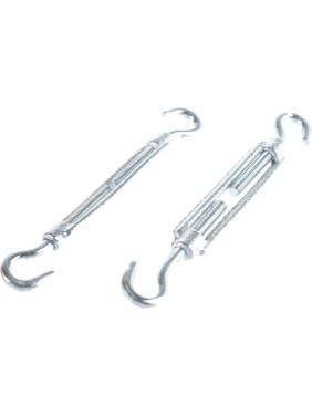 Талреп STAYER DIN 1480, крюк-крюк, М6, 15 шт, оцинкованный, 30525-06