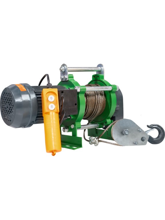 Лебедка электрическая (500/1000кг, 30/15м, U=220v, P1, 50HZ) EURO-LIFT KCD 00019835