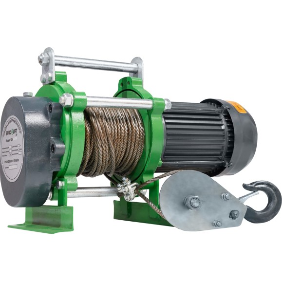 Лебедка электрическая (500/1000кг, 30/15м, U=380v, P3, 50HZ) EURO-LIFT KCD 00020875