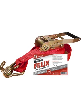 Стяжка крепления груза FELIX крюк, 12 м, 2.5 т 411040056