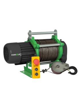 Лебедка электрическая ( электролебедка 300/600кг, 70/35м, U=380v, P3, 50HZ) EURO-LIFT KCD 00019829