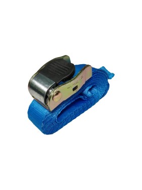 Стяжной ремень с пружинным замком UVE 600 daN, 3 м, 25 мм, синий RS-25-600-3-blue