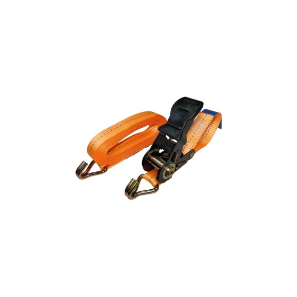 Стяжной ремень UVE 0,4/0.8 т, 5 м, 25 мм, оранжевый, ERGO RS2-25-1000-5-ergo-orange