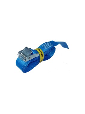 Стяжной ремень с пружинным замком UVE 250 daN, 2,5 м, 25 мм, синий RS-25-250-2,5-blue