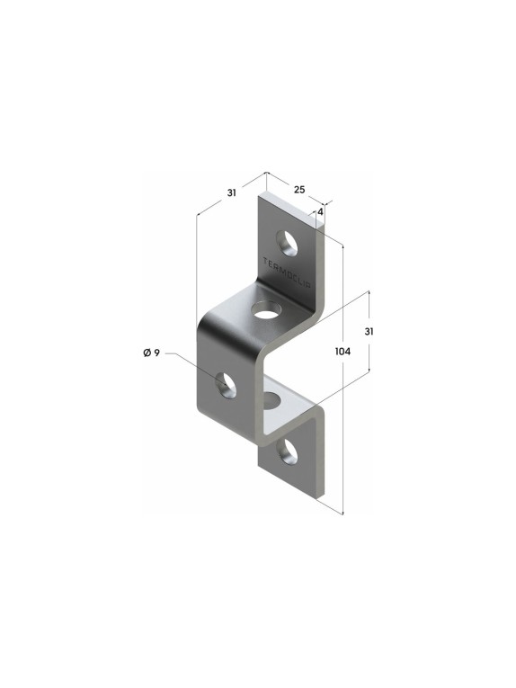 Соединительная скоба Termoclip TCC SC 28x30 4F5 9122001