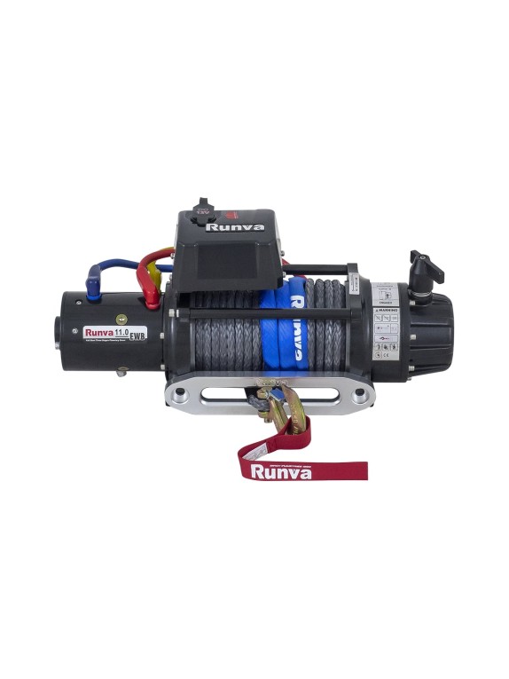 Автомобильная электрическая лебёдка RUNVA 12V 11000 lbs 5000 кг EWB11000SSR