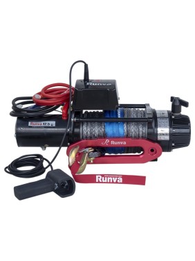 Автомобильная электрическая лебёдка RUNVA 12V 12500 lbs 5670 кг EWB12500SSR