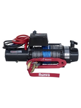 Автомобильная электрическая лебёдка RUNVA 12V 12500 lbs 5670 кг EWB12500SSR