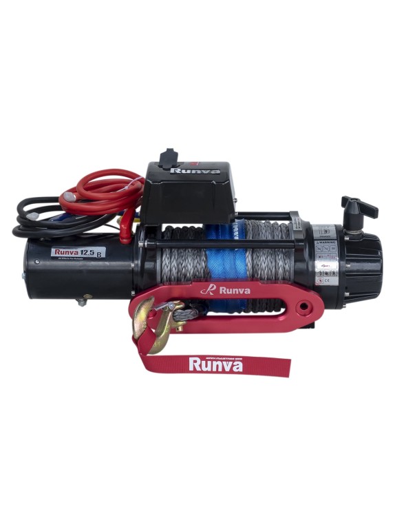 Автомобильная электрическая лебёдка RUNVA 12V 12500 lbs 5670 кг EWB12500SSR