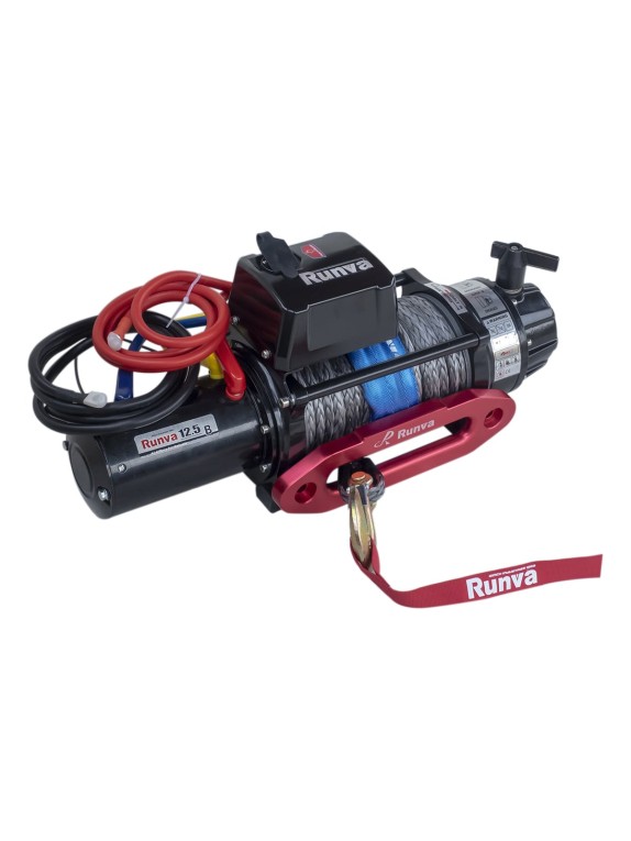 Автомобильная электрическая лебёдка RUNVA 12V 12500 lbs 5670 кг EWB12500SSR