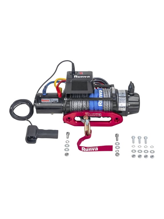 Автомобильная электрическая лебёдка RUNVA 12V 9500 lbs 4350 кг EWB9500SSR