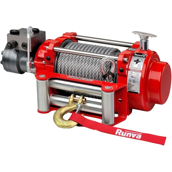 Гидравлическая лебёдка RUNVA 15000 lbs 6800 кг HWN15000IYD