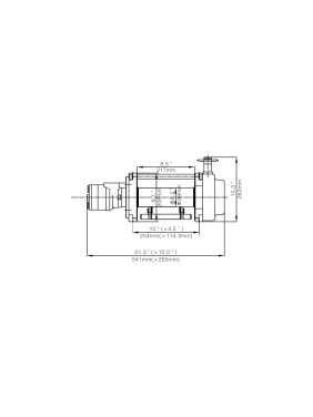 Гидравлическая лебёдка RUNVA 15000 lbs 6800 кг HWN15000YD
