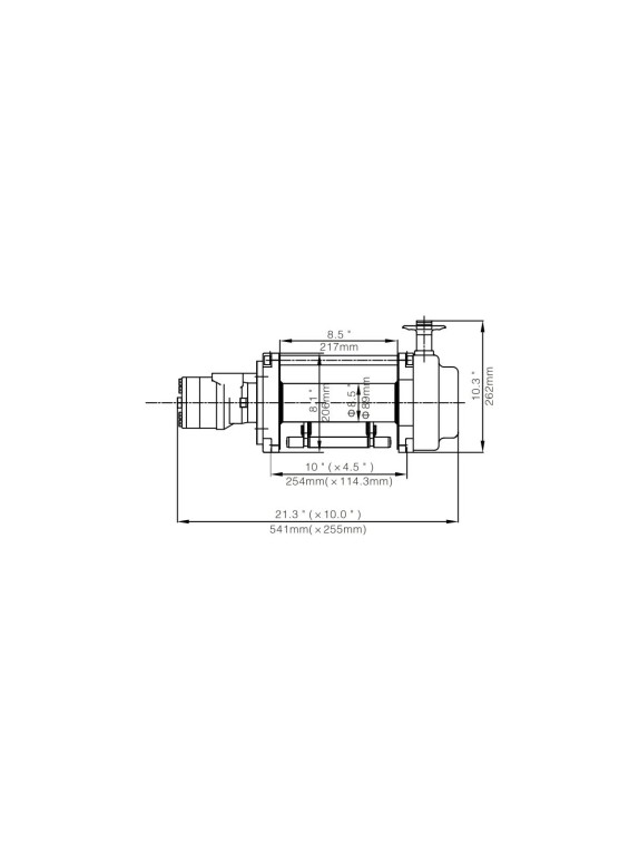 Гидравлическая лебёдка RUNVA 15000 lbs 6800 кг HWN15000YD