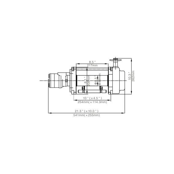 Гидравлическая лебёдка RUNVA 15000 lbs 6800 кг HWN15000YD